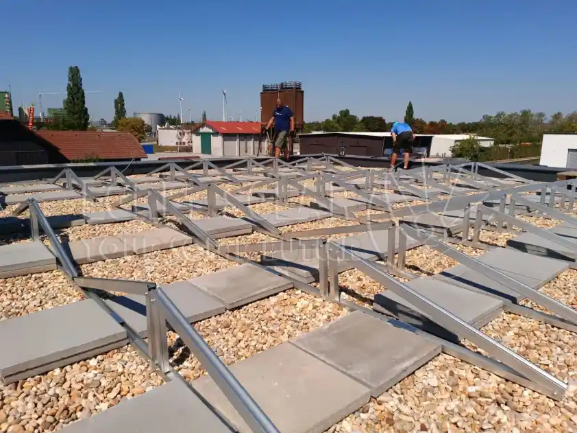 Jak zainstalować system montażu balastowego wschód-zachód?