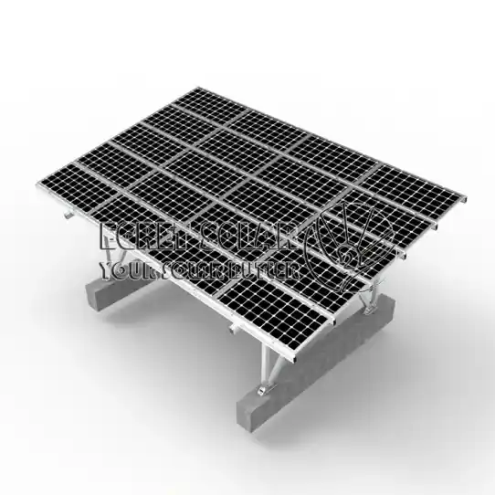 Aluminiowy, niewodoodporny system wiaty solarnej