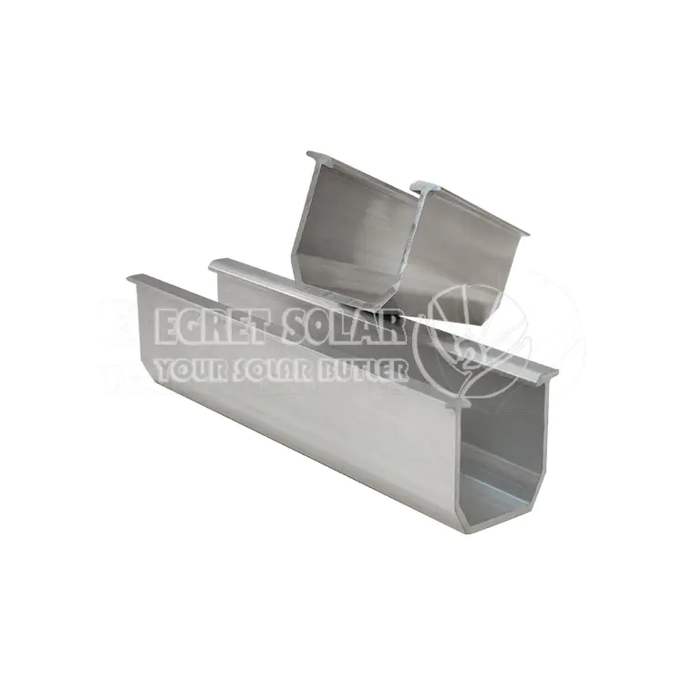 Metal Roof Mounting U Type Mini Rail