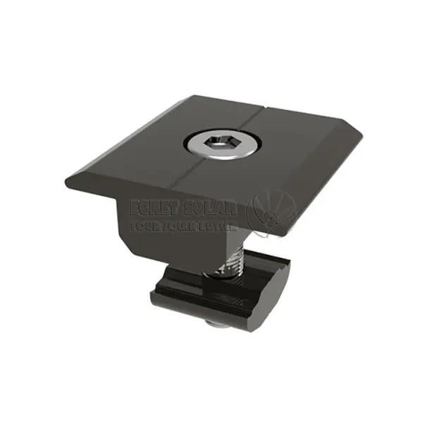 Słoneczny 30 mm 35 mm czarny solidny zacisk środkowy